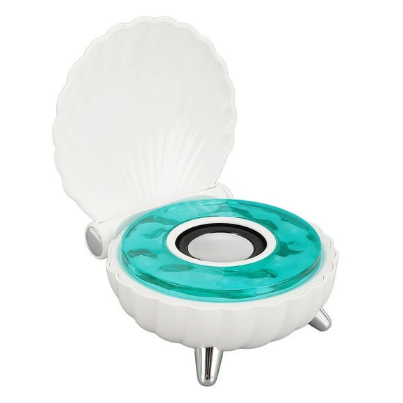 Waves Speaker, Waves Music Player with Night Light for Bedroom, Office, Party, Surf Sound Shell Shaped