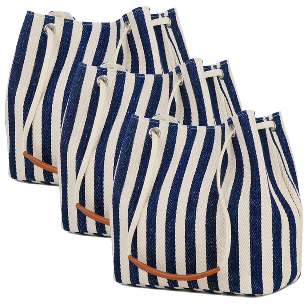 Bolso de mujer Bolso bandolera de lona de tamaño pequeño y mediano Bolso de trabajo diario Azul marino