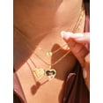 thumbnail image 4 of U7 Gold Plated Flower Grain Pendant Heart Locket Necklace for Women Daughter Mother's Day Valentine Personalized Memorial Gift Custom Love Heart Necklaces, 4 of 9