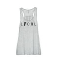 thumbnail image 1 of Thread Tank Local Vermont State Women's Sleeveless Flowy Racerback Tank Top Sport Grey Large, 1 of 5