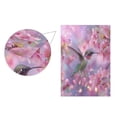 thumbnail image 3 of 28x40 inch Double-Sided Garden Flags Banners Vibrant Outdoor Decor for House Patio Outdoor Beautiful Pink Hummingbird, 3 of 6