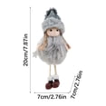 thumbnail image 4 of Bouanq Christmas Decorations Xmas Tree Ornaments Christmas Decorative Girl Pendant New Angel Pendant Pendant Christmas Tree Decorative Gadget Christmas Gifts on Clearance, 4 of 4