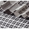 thumbnail image 4 of All American Collection 3-Pieces Black Grey Plaid Coverlet Bedding Sets, Twin, 4 of 4