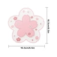 thumbnail image 3 of Advancent 1 Uds. Taza de aislamiento térmico de flor de cerezo de estilo japonés, alfombrilla para taza de té, taza antideslizante para té de la leche, Mostrada Rosado L Advancent HA002613-03, 3 of 6