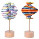 thumbnail image 3 of Juguete de madera para aliviar el estrés, piruleta giratoria mágica, varita giratoria, juguetes de descompresión, piruleta en espiral de madera multicolor, juguetes sensoriales, regalo para, 3 of 5