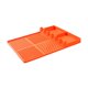 thumbnail image 3 of Silicone Pliddle Mat BBQ Accesorios de planchas fáciles de limpiar Matera de espátulas para la parrilla para la parrilla al aire libre Resistente al 32CMX24CMX1CM, 3 of 8