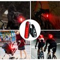 thumbnail image 3 of Lámpara trasera de ciclismo USB recargable Mtb bicicleta linterna 4 modos equipo de ciclismo FLhrweasw Nuevo, 3 of 9
