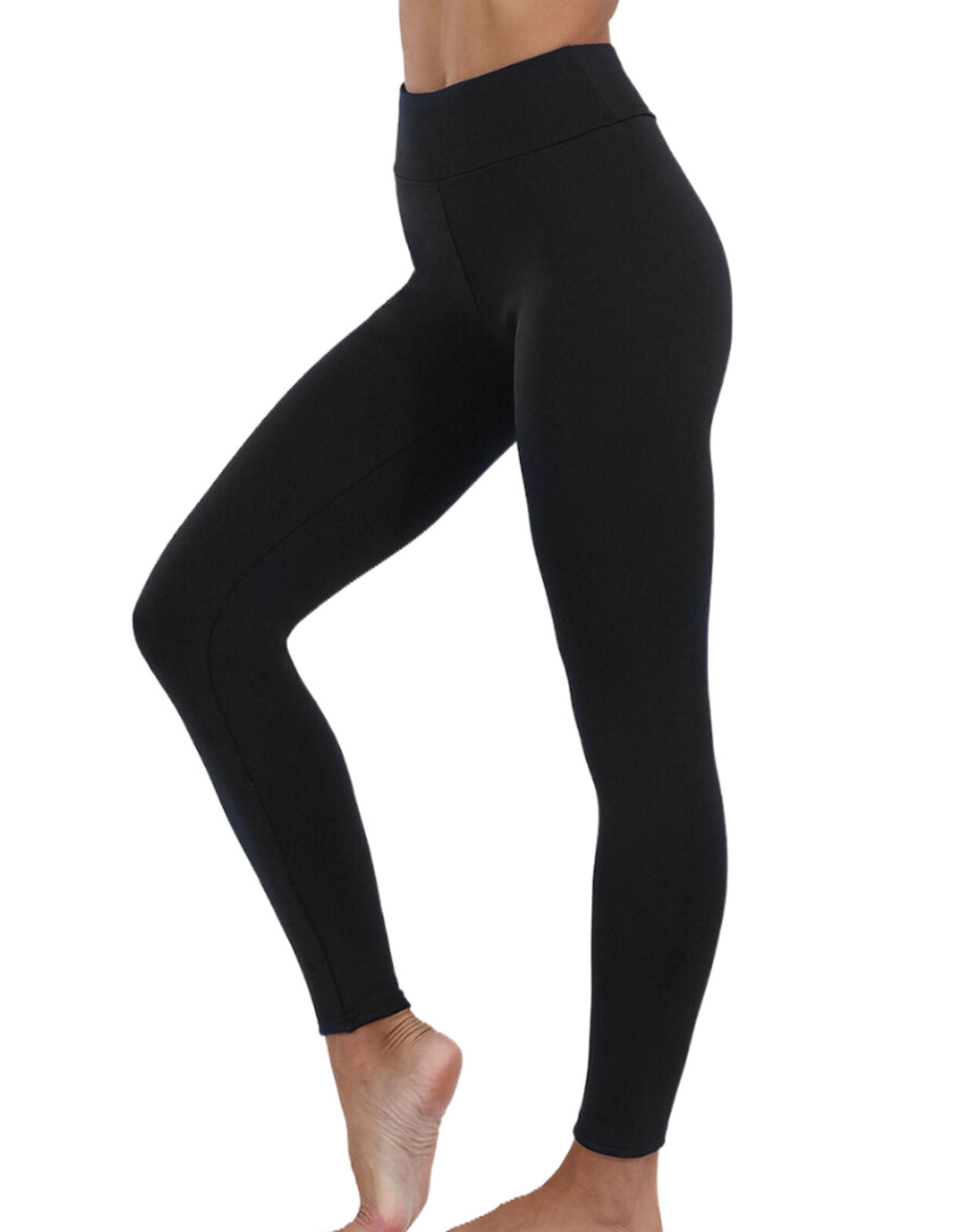 Shermie Women's Fleece Lined Thermal Leggings, High Waisted photo 2