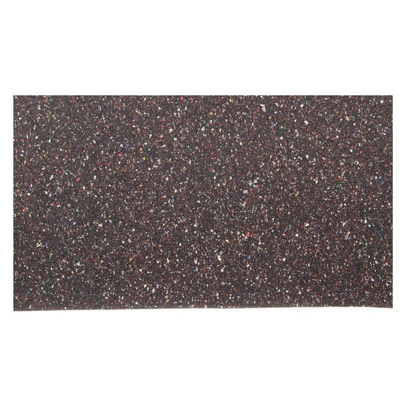 Rubber Sheet, Recycles Rubber, Width 48 in, Length 24 in, Rubber Thickness 1/4 in, 60A