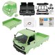 thumbnail image 1 of RC CRAWLER CARS Hard Body Shell Racing Remote Control Remote Truck Micro Trux Modificación Reemplazo para WPL D12 Verde 1 set Inevent FN002032-01, 1 of 7
