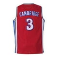 thumbnail image 2 of Mens Calvin Cambridge Shirts #3 LA Knights Basketball Jersey (Red, Small), 2 of 2