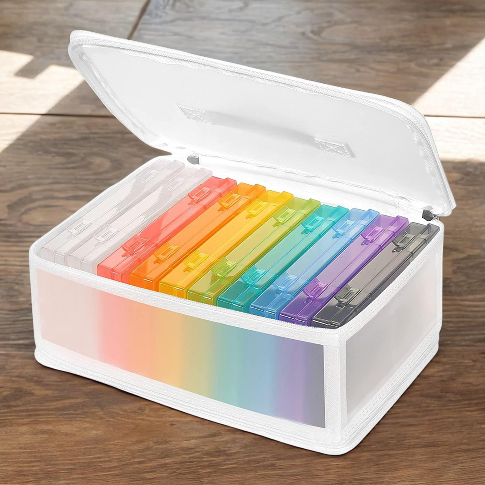 Wzmzjy Photo Storage Bag 10 Inner Case Seed Packets Box 4x6 Photo Box Plastic Container