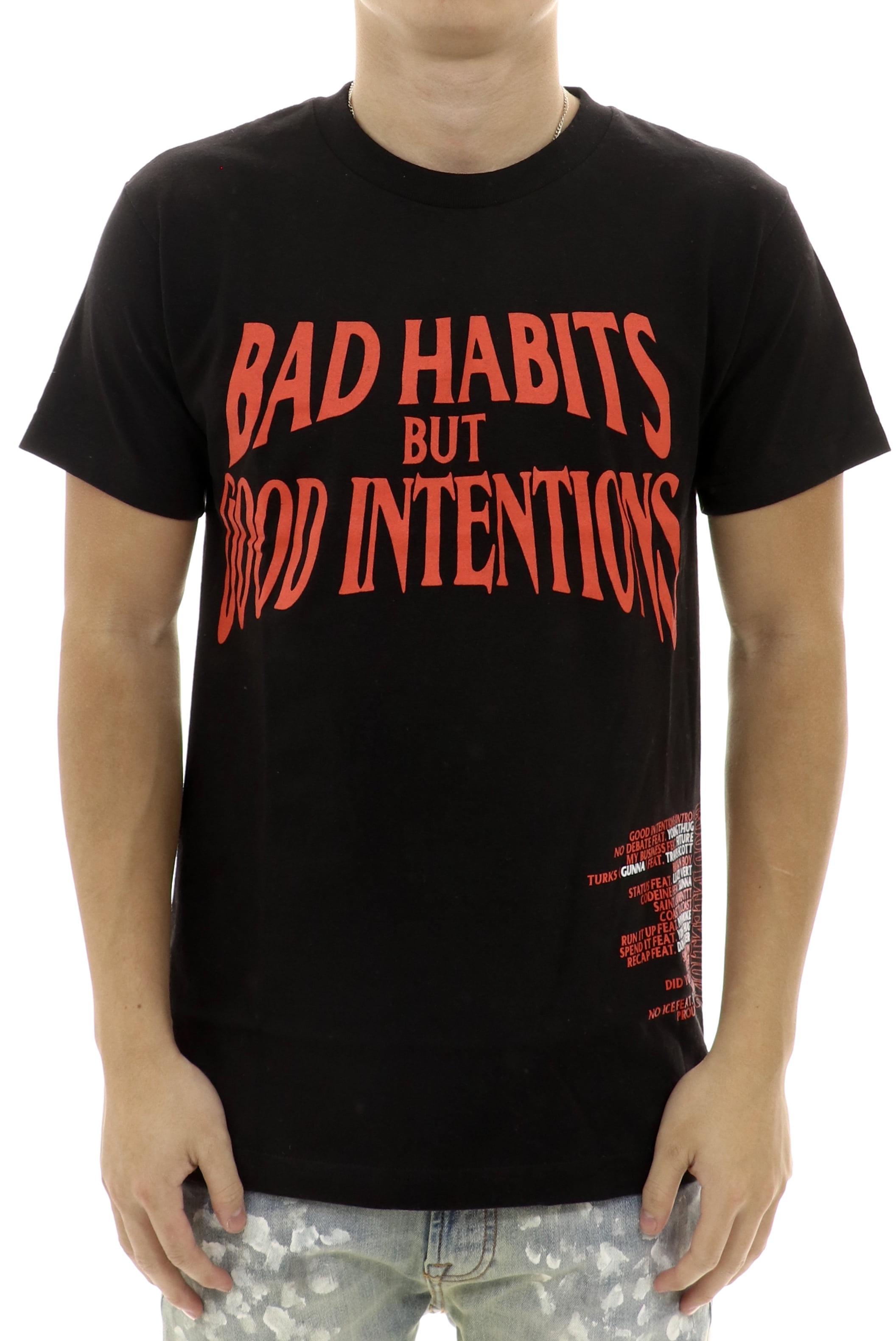 bad habits but good intentions shirt