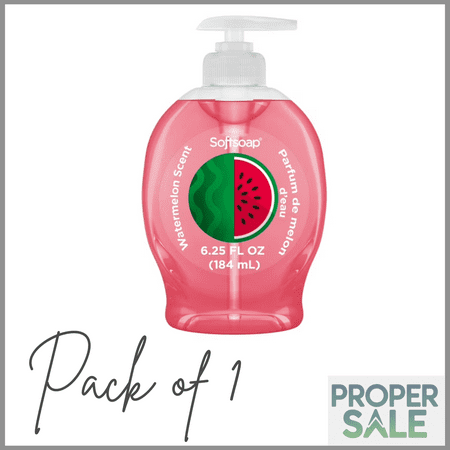 Softsoap Limited Edition Liquid Hand Soap, Watermelon Scent, 6.25 fl oz Pump Bottle ( PACK OF 1 )