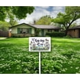thumbnail image 2 of Eveokoki Keep Dogs Off Our Grass Sign, 12" x8" Stay Off Grass Aluminum Signs with Metal Stakes,UV Protected,Weatherproof,Fade Resistant,Easy to Mount, 2 of 6