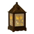 thumbnail image 4 of Tnobhg Ramadan Lantern Desktop LED Lamp Retro Style Unique Design Battery Powered Decorative Lantern Hanging LED Candle Light, 4 of 7