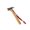 Built-in Pure Copper Head Hammer (C5), variant on Camping Hammer Peg Tent Stake Hammer Stainless Steel Built-in Copper Head Wood Hand with Tent & Tarp Stake Remover C5