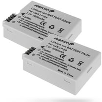 Fosmon (2 Pack) 7.4V / 2000 mAh Replacement Battery for Canon LP-E8 / LPE8 and Canon EOS 700D / 550D / 600D / 650D, Rebel T2i / T3i / T4i / T5i, Kiss X5 / X6i