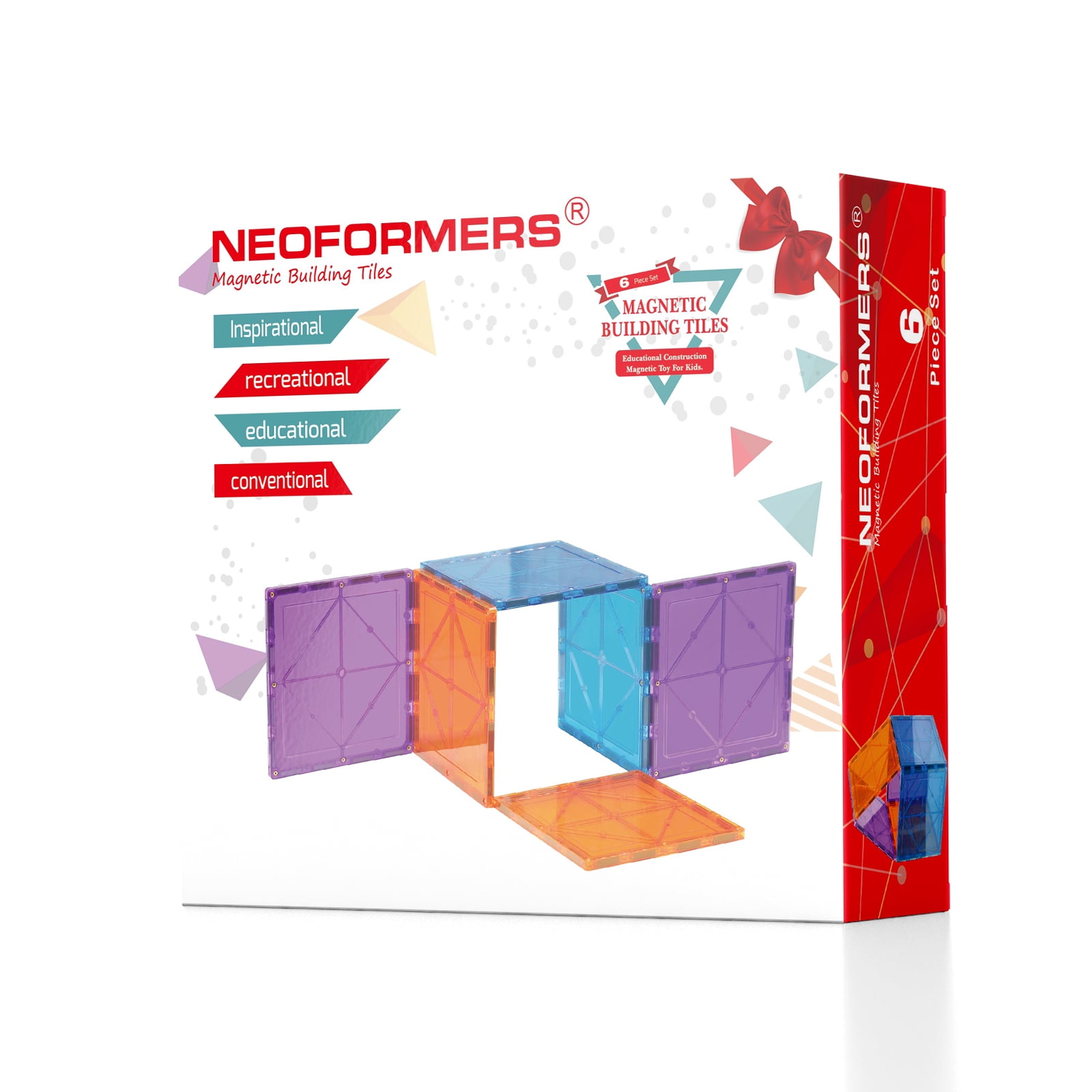 Magformers Challenger 112-Piece Magnetic Building Set - STEM Toy With Squares, Triangles, Hexagons, Wheels For Kids