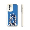 thumbnail image 1 of ¡Proteja su iPhone con una divertida funda para teléfono plateada colorida de doble capa mate con gráficos!, 1 of 4