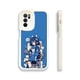 thumbnail image 1 of ¡Proteja su iPhone con una divertida funda para teléfono plateada colorida de doble capa mate con gráficos!, 1 of 4
