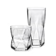 thumbnail image 1 of Juego de Vasos Crisa Vidrio Transparente Diseño Rombus, 1 of 4