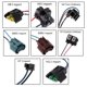 thumbnail image 2 of Faro delantero H4 Bombilla de luz de cerámica enchufes relé kit de arnés de cableado, 11 Feliz Sencillez, 2 of 5