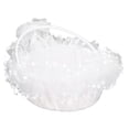 thumbnail image 3 of Flower Basket, Multipurpose Exquisite Foldable Handle Wedding Basket Lace  for Ceremony for Celebrations, 3 of 8