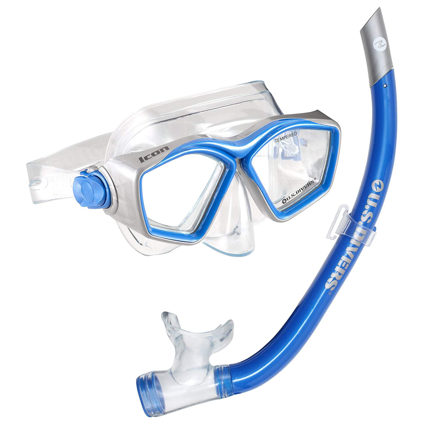 Lixada Adults Freediving Mask Snorkel Set Anti-fog Diving Snorkeling D0Y0 
