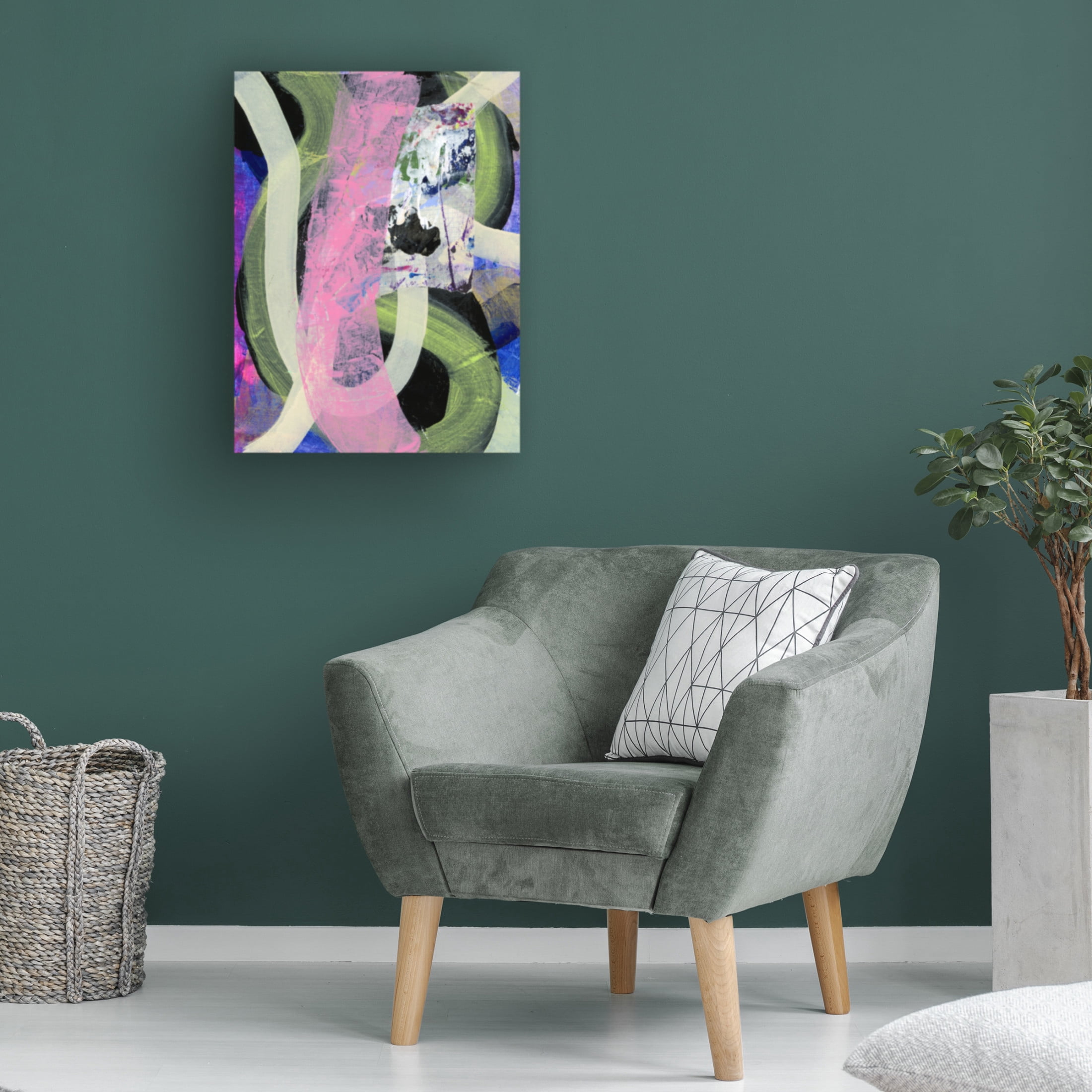 Canvas Wall Art - Jessalin Beutler 'Wild Manicure' Wall Art for Living Room, Bedroom, or Office Décor by Trademark Fine Art - 18 x 24 Inches