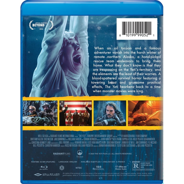 The Yeti (Blu-ray), Horror, Well Go USA - Walmart.com