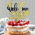 thumbnail image 4 of Topper para pastel Crseniny Welcome 2026 Fiesta de Año Nuevo, 4 of 7