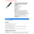 thumbnail image 2 of Front Strut and Coil Spring Assembly - Compatible with 2007 - 2013 Ford Expedition 2008 2009 2010 2011 2012, 2 of 2