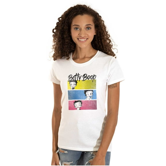 Betty Boop Lovers Cute Sassy Faces Women's T Shirt Ladies Tee Brisco Brands M