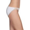 thumbnail image 2 of Vanity Fair Women's Illumination Bikini Panties, 18108, 3 Pack-White, 5, 2 of 3