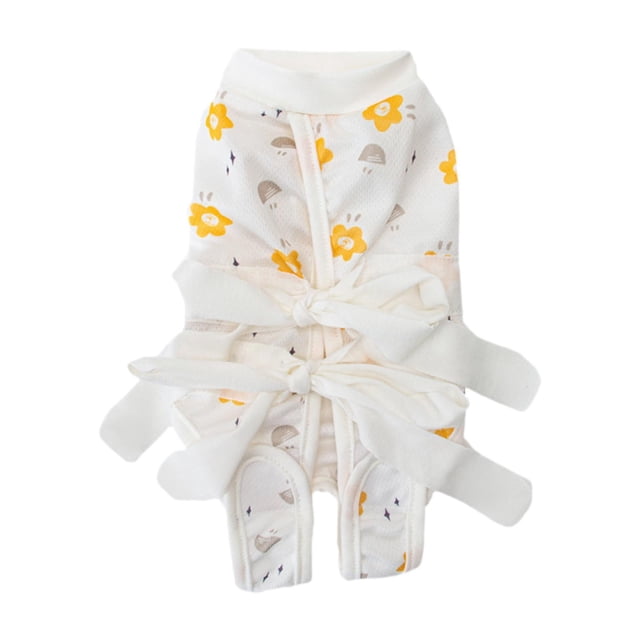 Traje de recuperación de gatito, Body para gato, chaleco para evitar lamer, suave, protección de heridas Abdominales, , ropa de recuperación de L