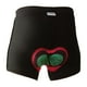 thumbnail image 5 of Pantalones cortos de ciclismo acolchado Hombres Mujeres Bicicleta Ropa interior con almohadilla Cojín Negro kusrkot Pantalones cortos de ciclismo acolchados, 5 of 8
