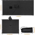thumbnail image 3 of Poncho de lluvia para mujeres y hombres, chaquetas impermeables para la lluvia, capa para la lluvia, unisex, poncho para la lluvia, poncho para bicicleta, impermeable multifuncional 3 en 1 para caza,, 3 of 5
