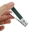 thumbnail image 2 of Unique Bargains 5-piece Set Square Rotation Nail Clipper Kit Blackish Green for Women for Men, 2 of 7