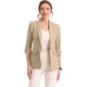 thumbnail image 1 of Chaqueta Tipo Cárdigan de Traje Formal con Mangas 3/4 y Solapa para Mujer Albaricoque S, 1 of 5