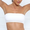 thumbnail image 2 of Sngxgn Sports Bras Padded Cropped Bras for Yoga Workout Fitness Low Impact(White,M), 2 of 6