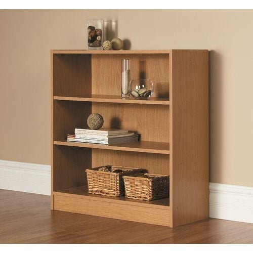 Mainstays Orion 32 3 Shelf Wide Bookcase Multiple Finishes