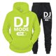 thumbnail image 4 of Conjunto de 2 piezas de sudadera y pantalones con diseño de DJ MODE ON para hombre, ropa de calle de manga larga a la moda de hip hop 2024, sudaderas unisex, ropa deportiva, 4 of 5