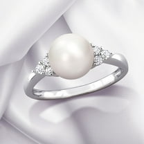 Everly Women's Cultured Pearl Sterling Silver Ring