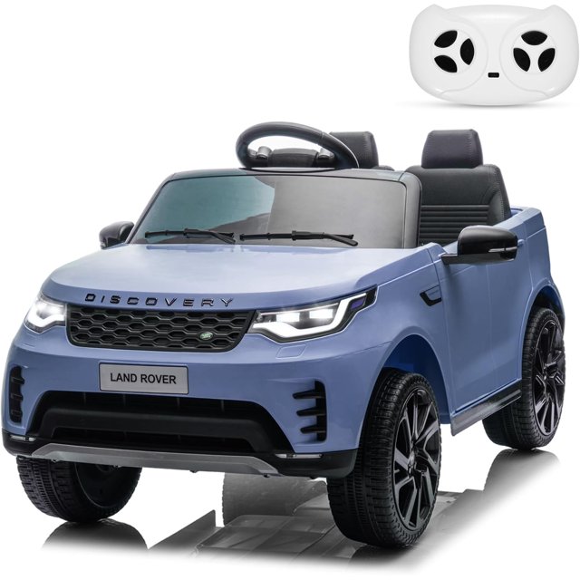 Licensed Land Rover 12V Ride-On Car, 2-Seater with Remote Control & LED Lights