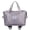 Gray, variant on BadPiggies Foldable Travel Duffel Bag, Expandable Suitcase Large Rolling Luggage Carry on Bag for Women & Men - Gray