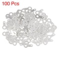 thumbnail image 2 of 100pcs M3 Silver Plated Copper Circular Crimp Terminal Connector 12 x 6mm for Car, 2 of 5