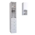 thumbnail image 5 of Oregon 2-Piece Bathroom Cabinet Set in White Engineered Wood, 5 of 5