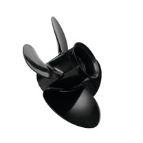 Quicksilver Nemesis 4-Blade Aluminum Propeller, 13.8" Diameter x 10" Pitch, Right Hand Rotation