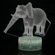 thumbnail image 2 of Creative Touch 3d Led Night Light Elephant Modeling Bedside Table Lamp, 2 of 5